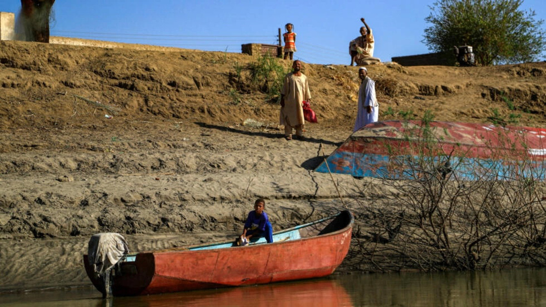 Tình trạng thiếu nước ngày càng phổ biến tại lưu vực sông Nile - Ảnh: FRANCE 24