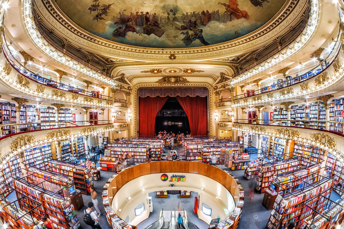 Hiệu sách El Ateneo Grand Splendid ở Buenos Aires, Argentina - Ảnh: shutterstock.com