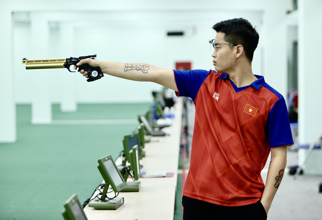 Phạm Quang Huy tiếp tục chuyên tâm tập luyện để giành vé dự Olympic - Ảnh: NGUYỄN KHÁNH