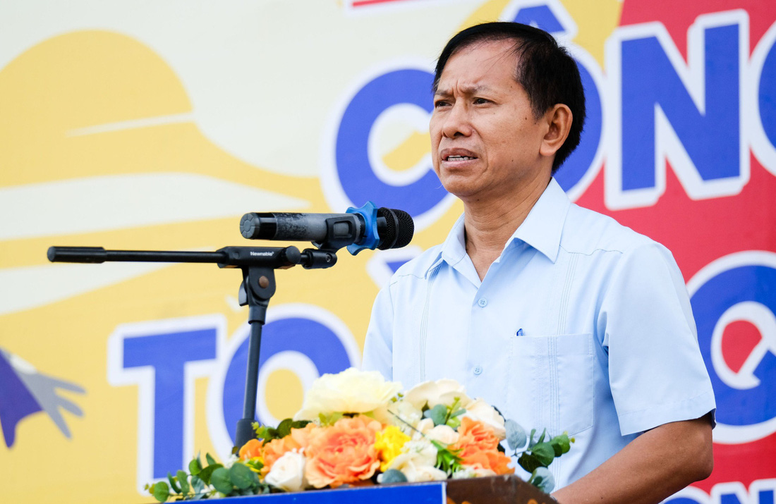 Ông Vũ Mạnh Tiêm, phó trưởng Ban Tuyên giáo, Tổng liên đoàn Lao động Việt Nam - Ảnh: TẤN LỰC