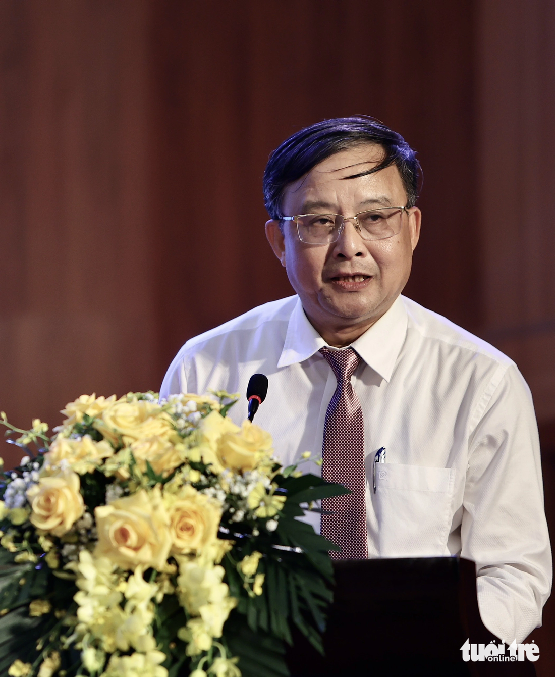 Phó Chủ tịch UBND tỉnh Hà Nam Nguyễn Đức Vượng phát biểu tại chương trình - Ảnh: NGUYỄN KHÁNH