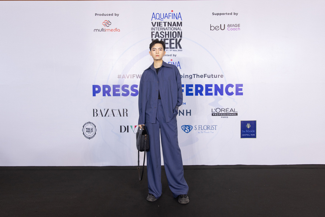 Nhà thiết kế trẻ Phan Đăng Hoàng lần đầu tham gia Aquafina Tuần lễ thời trang quốc tế Việt Nam - Ảnh: BTC