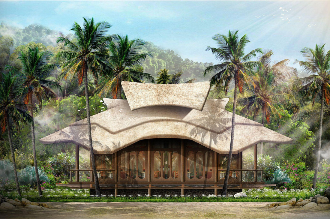 Ảnh phối cảnh minh họa Ritz Carlton Reserve Đảo Hòn Thơm
