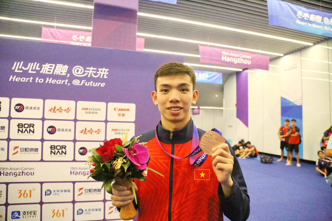 Huy Hoàng dù giành hai huy chương đồng nhưng thành tích vẫn chưa bằng Asiad 18 - Ảnh: HUY ĐĂNG