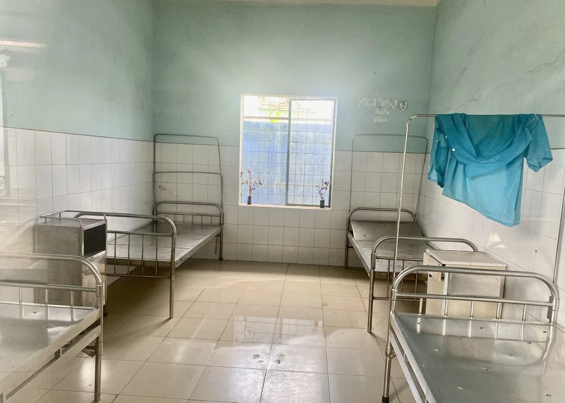 Một phòng bị thấm dột trước đây tại Bệnh viện Tâm thần Đà Nẵng