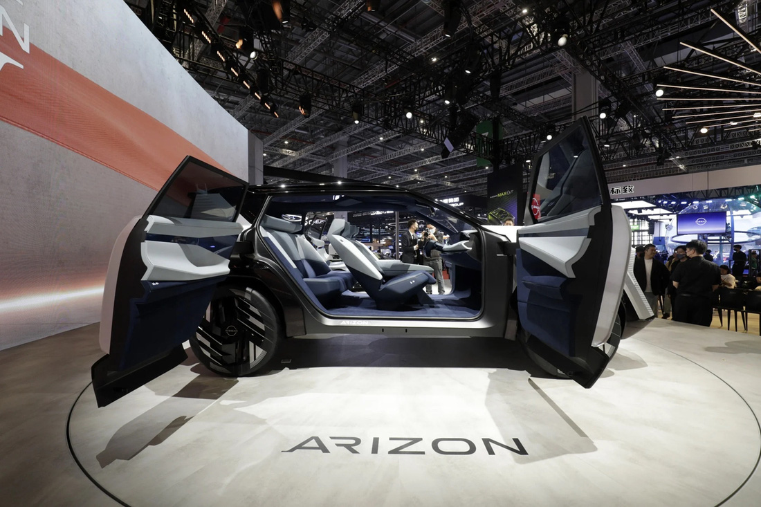 Concept xe điện Nissan Arizon ở triển lãm ô tô Thượng Hải 2023 - Ảnh: B.Q.