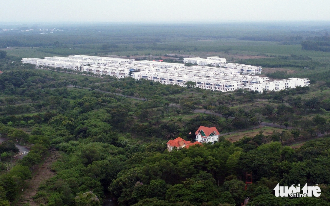 Toàn cảnh dự án khu dân cư Tân Thịnh ở huyện Trảng Bom, Đồng Nai khiến chủ tịch HĐQT Công ty LDG bị khởi tố, bắt tạm giam - Ảnh: A LỘC