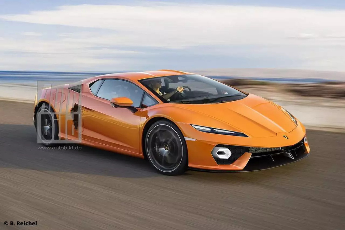 Hậu duệ Lamborghini Huracan - 2024 là thời điểm đội hình Lamborghini sẽ được làm mới toàn diện. Urus được nâng cấp lên bản PHEV, Revuelto hậu duệ Aventador mở bán hoàn chỉnh và hậu duệ Huracan cũng chính thức ra mắt. Tương tự Revuelto, siêu xe mới tới từ Sant'Agata Bolognese sẽ sử dụng hệ thống hybrid hỗ trợ động cơ đốt trong đầy mạnh mẽ nhưng xoay quanh động cơ V10 chứ không phải V12 như đàn anh - Ảnh: AutoBild