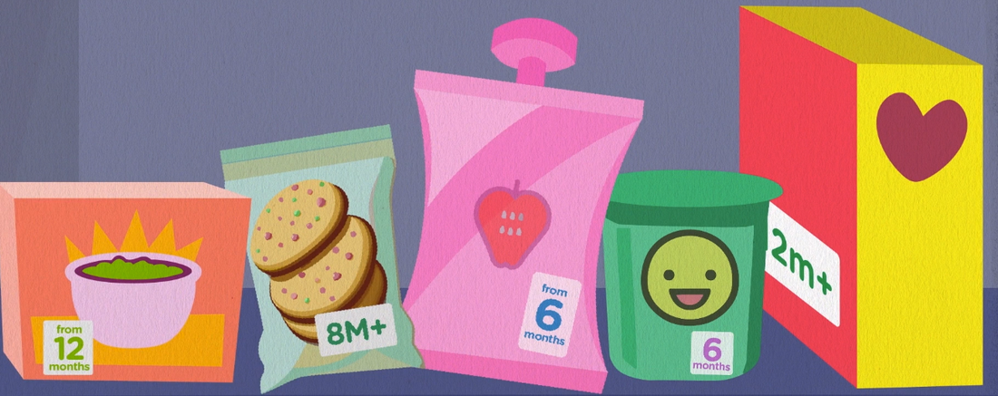 Các thực phẩm đóng gói sản xuất thương mại cho trẻ dưới 3 tuổi chứa nhiều đường, chất béo và muối - Ảnh minh họa: UNICEF