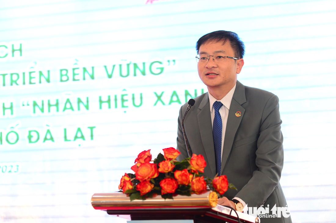 Ông Đặng Quang Tú, chủ tịch UBND TP. Đà Lạt - Ảnh: QUANG ĐỊNH