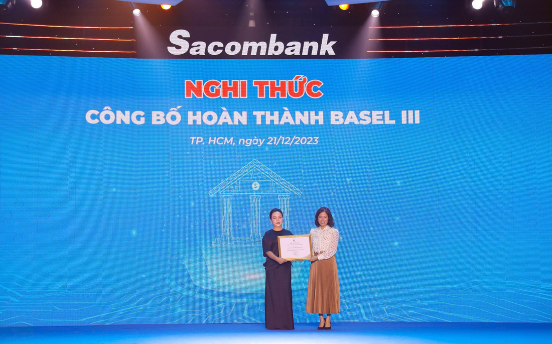 Sacombank đã hoàn thành triển khai BASEL III - Ảnh: STB