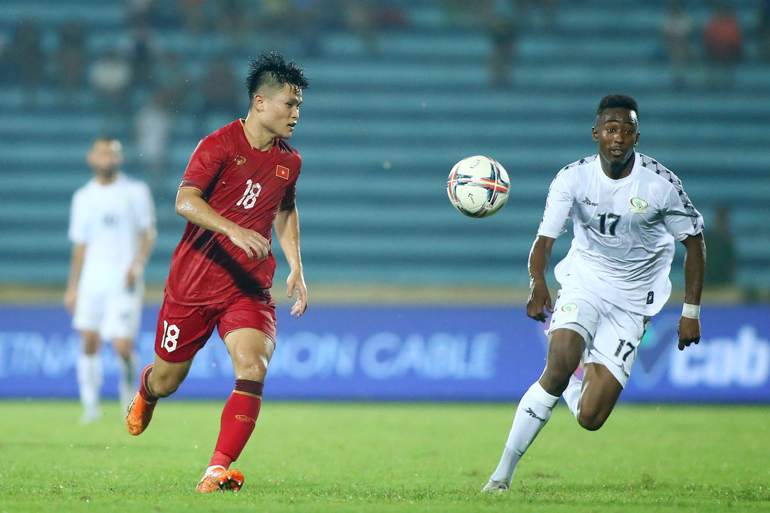 Với phong độ ấn tượng trong thời gian qua, Tuấn Hải được xem là niềm hy vọng của tuyển Việt Nam tại Asian Cup 2023- Ảnh: HOÀNG TÙNG