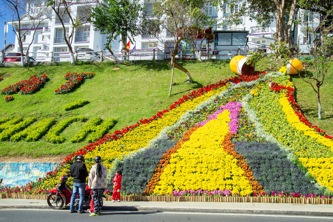 Thành phố tràn ngập sắc hoa - Ảnh: THIÊN KHẢI