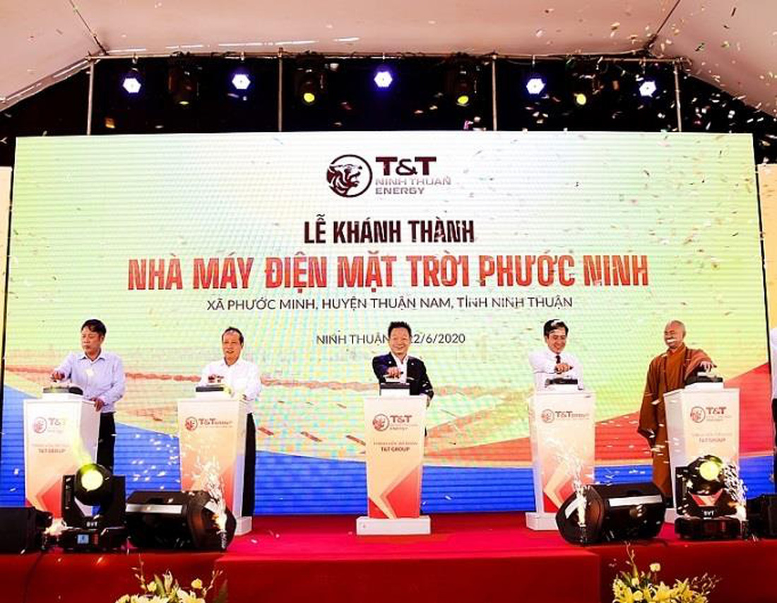 Nhà máy điện mặt trời Phước Ninh chính thức hòa lưới điện quốc gia vào tháng 6-2020 - Ảnh: T&T Group