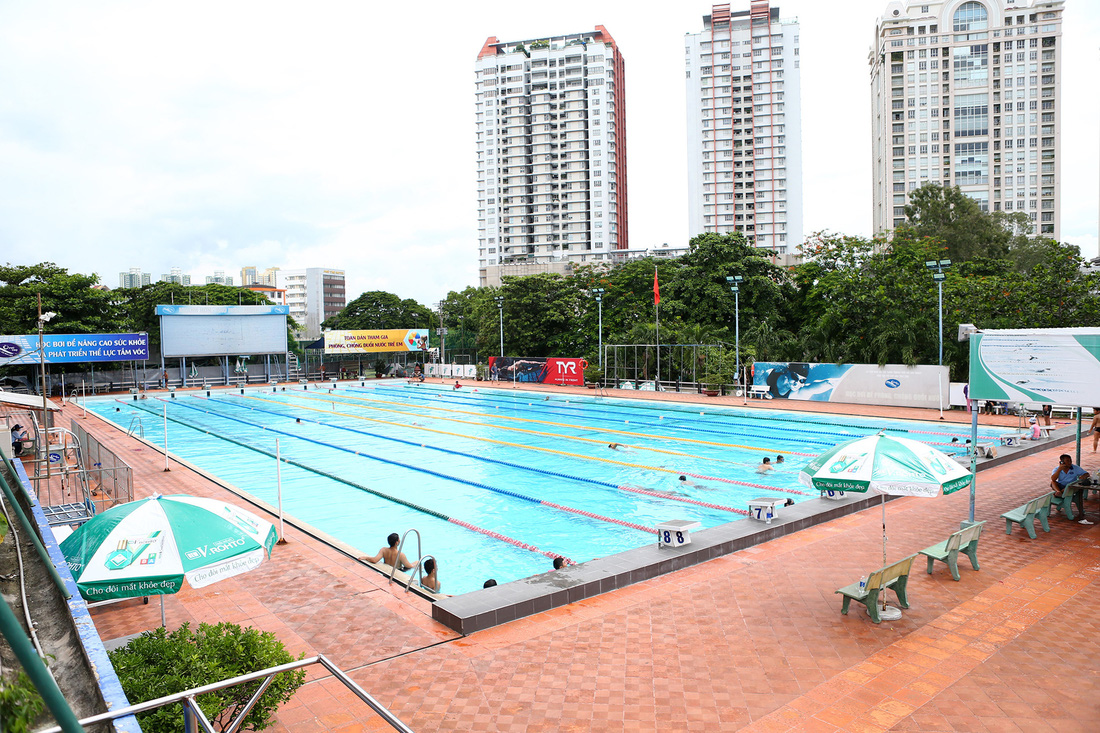 CLB bơi lặn Phú Thọ đã được xây dựng nhiều năm tại TP.HCM - Ảnh: HOÀNG TÙNG