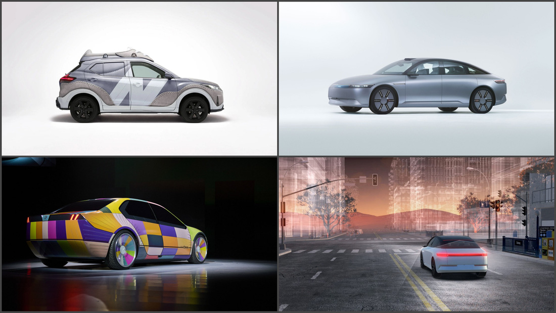 6 mẫu xe lạ đời ra mắt năm 2023: Ô tô Hyundai đi ngang như cua, xe BMW đổi màu - Ảnh 1.