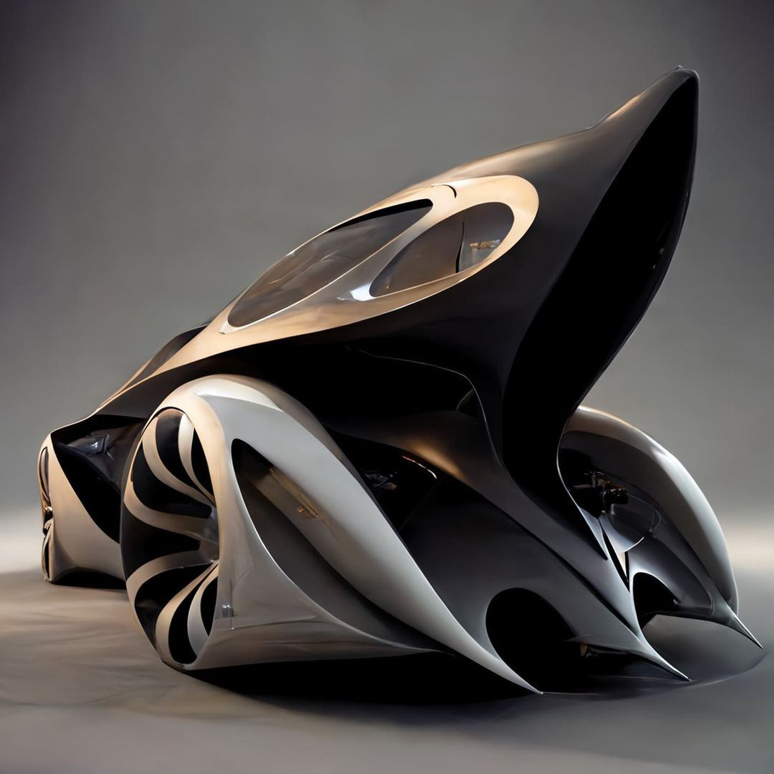 Chùm ảnh trí tuệ nhân tạo thiết kế ô tô mô phỏng các công trình kiến trúc độc đáo - Ảnh 7.