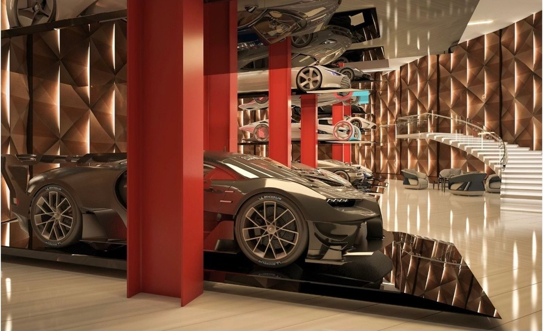 Biệt thự dành riêng cho người mê xe: Garage tráng lệ cho 15 chiếc, chưa làm đã rao bán 1.200 tỉ đồng - Ảnh 5.