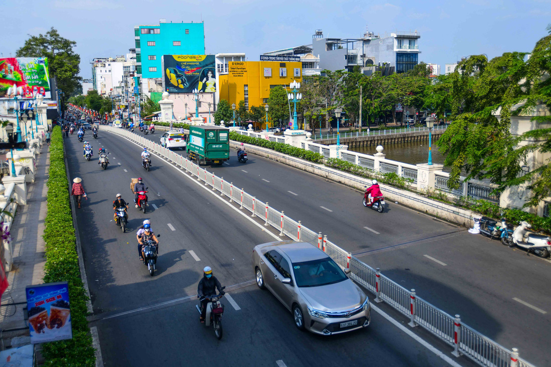 Cầu Bông hôm nay - Ảnh: QUANG ĐỊNH