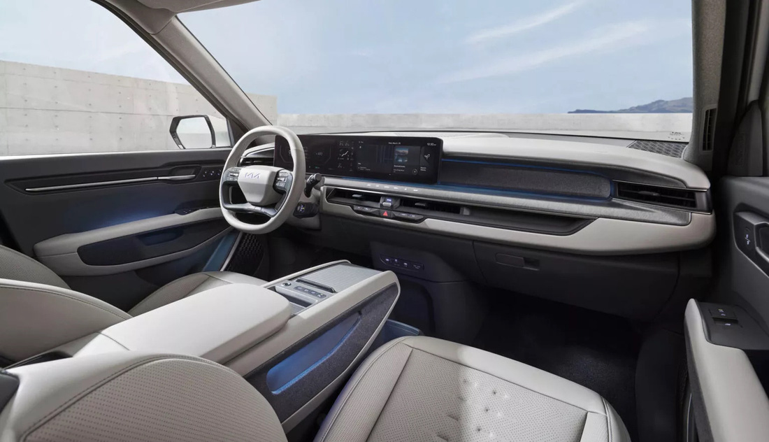Kia EV9 ra mắt: SUV điện 7 chỗ rẻ nhất, ghế xoay 180 độ, rộng rãi cho cả nhà - Ảnh 10.