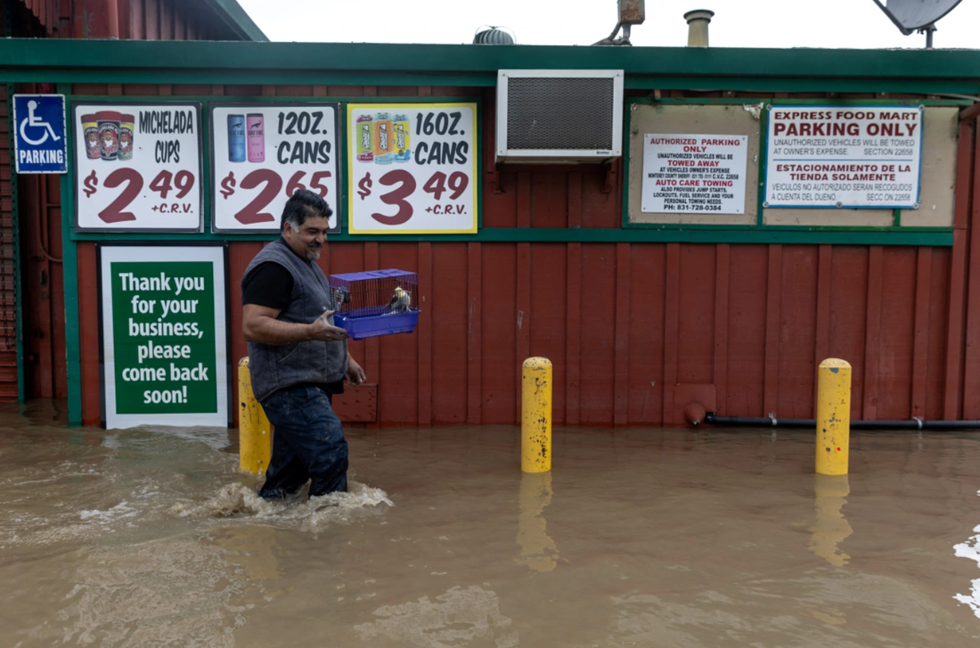 Sông khí quyển gây ngập lụt nghiêm trọng tại California - Ảnh 4.