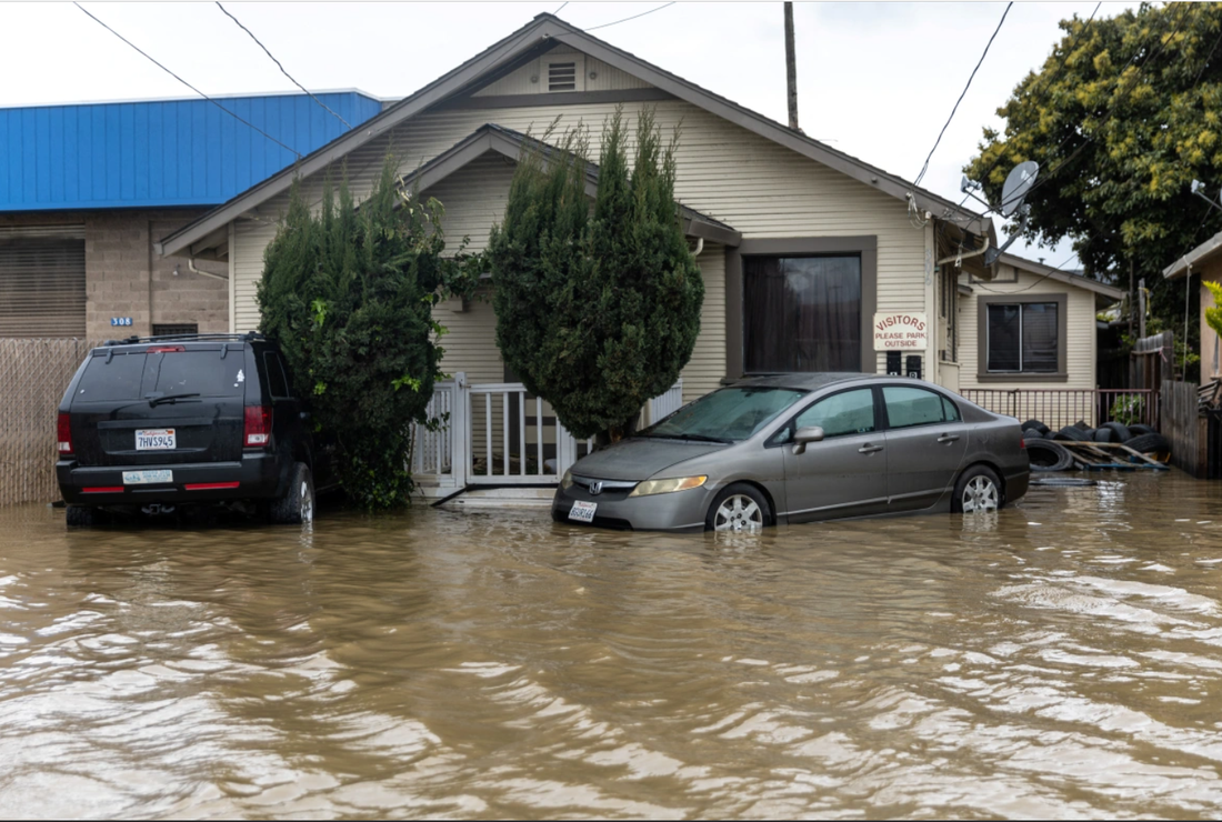 Sông khí quyển gây ngập lụt nghiêm trọng tại California - Ảnh 5.