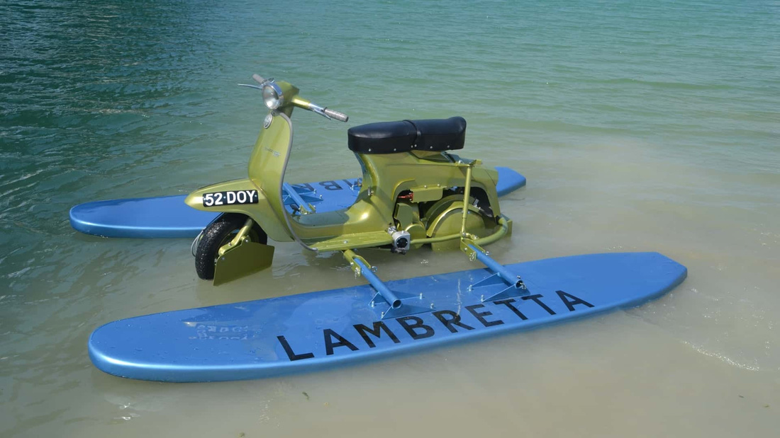 Lambretta lội nước duy nhất thế giới giá khởi điểm hơn 200 triệu đồng - Ảnh 1.