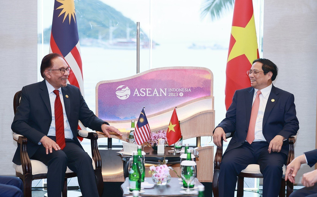 Thủ tướng Phạm Minh Chính gặp lãnh đạo Lào, Malaysia, Brunei và Singapore - Ảnh 4.