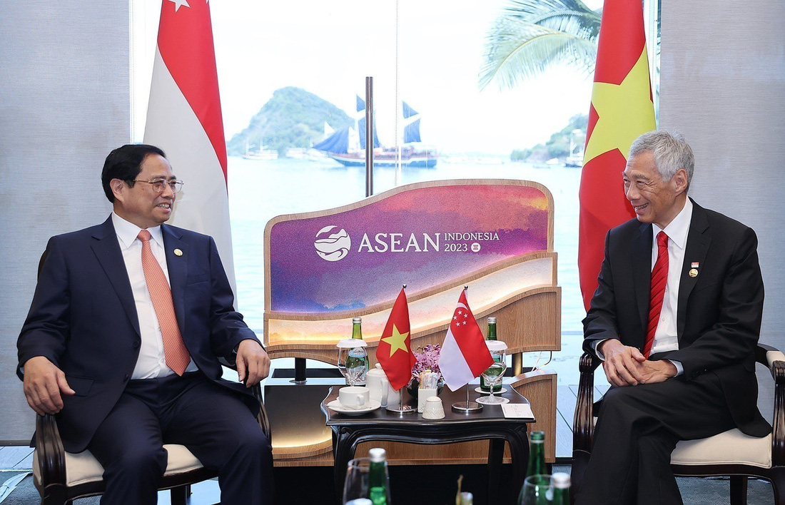 Thủ tướng Phạm Minh Chính gặp lãnh đạo Lào, Malaysia, Brunei và Singapore - Ảnh 2.