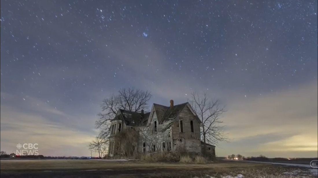 Một ảnh chụp ngôi nhà bỏ hoang - Ảnh chụp màn hình: CBC News