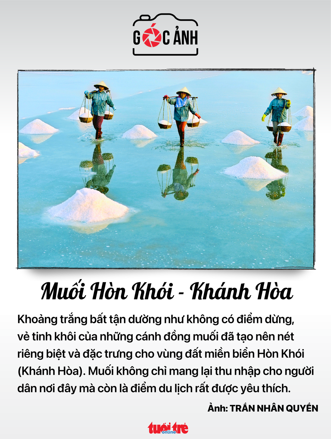 Muối Hòn Khói - Khánh Hòa - Ảnh: Trần Nhân Quyền