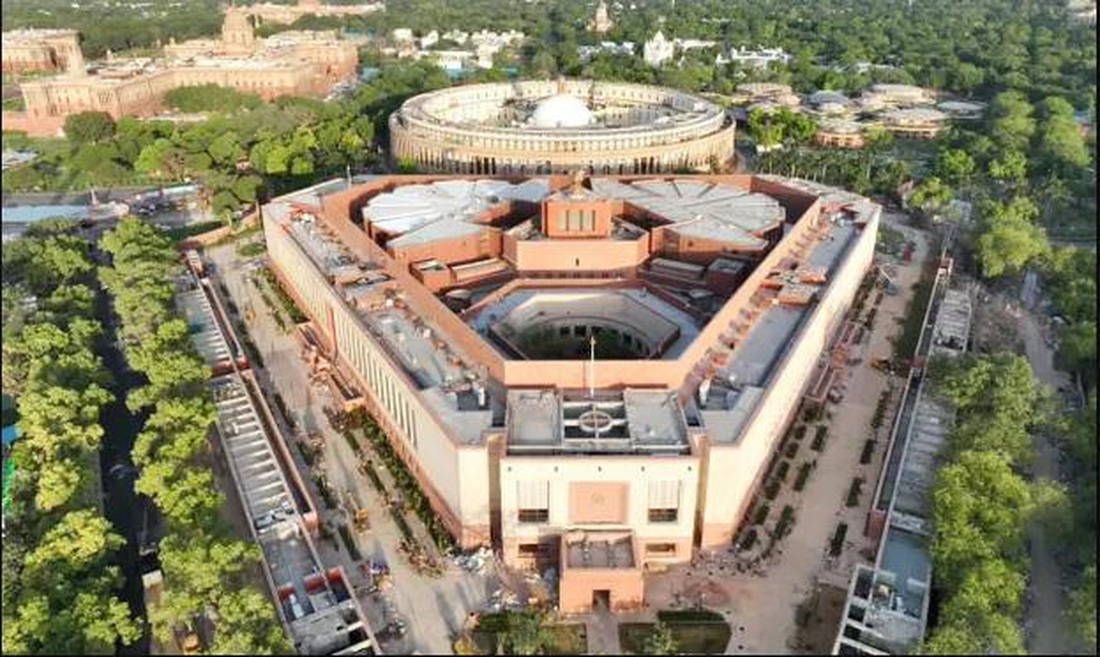 Chiêm ngưỡng tòa nhà quốc hội mới của Ấn Độ - Ảnh 1.