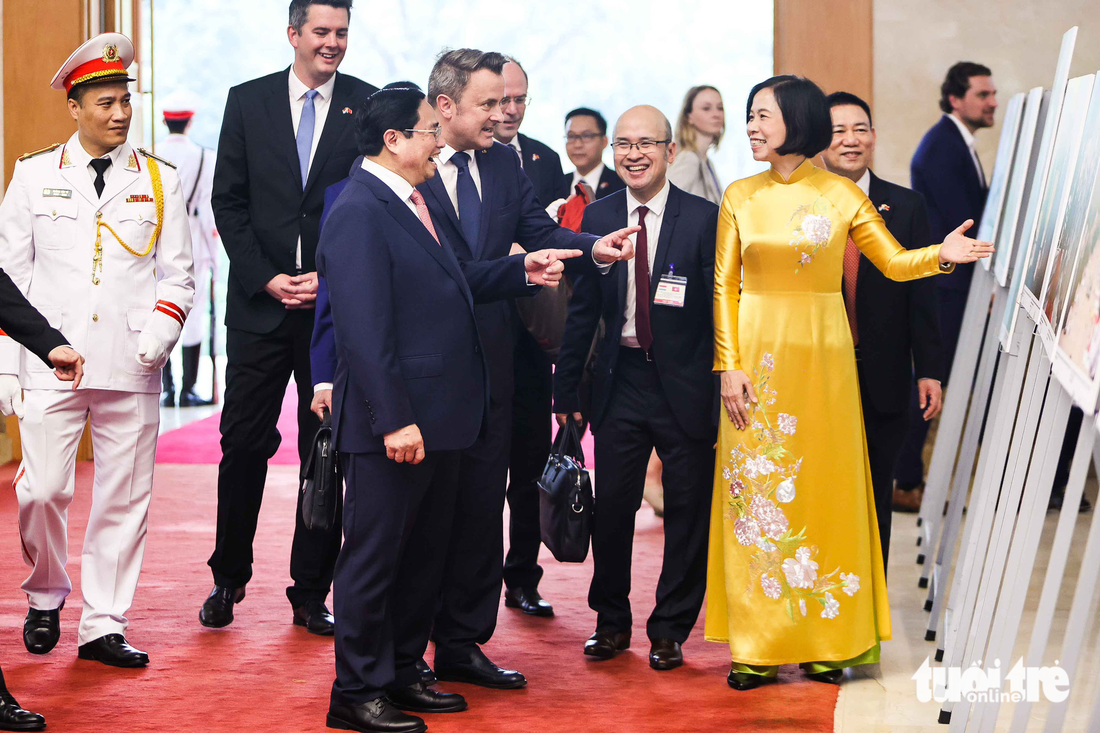 Thủ tướng Phạm Minh Chính chủ trì lễ đón Thủ tướng Luxembourg - Ảnh 5.