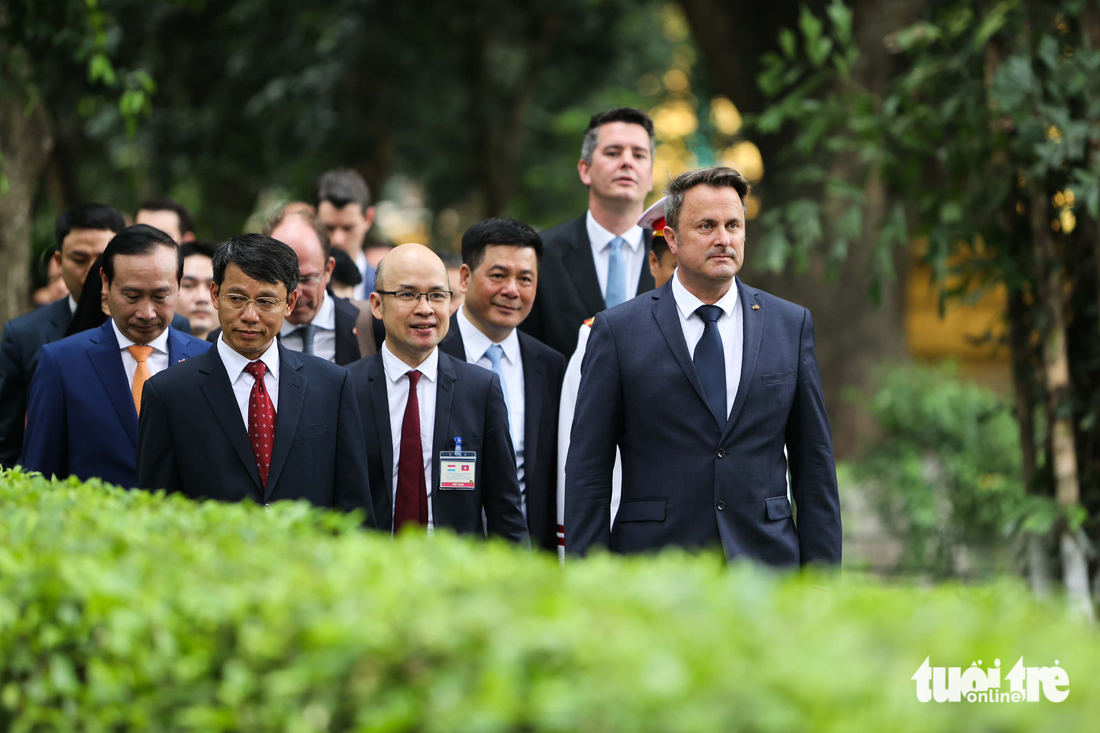 Thủ tướng Phạm Minh Chính chủ trì lễ đón Thủ tướng Luxembourg - Ảnh 9.