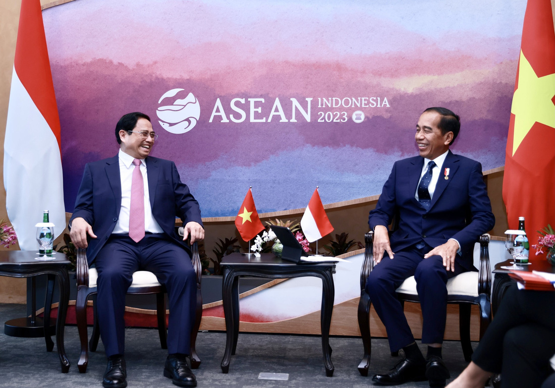 Tổng thống Indonesia đón Thủ tướng Phạm Minh Chính dự Hội nghị ASEAN - Ảnh 3.