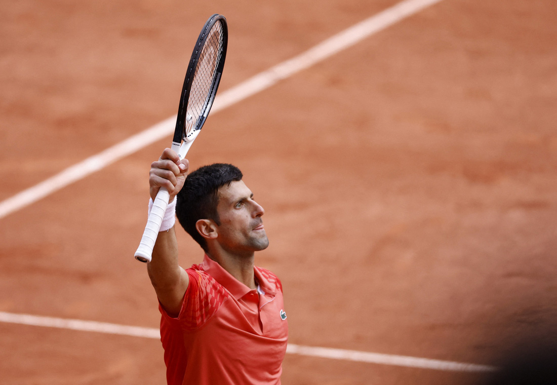 Djokovic càng đánh càng hay, quá khó cho Ruud - Ảnh: REUTERS