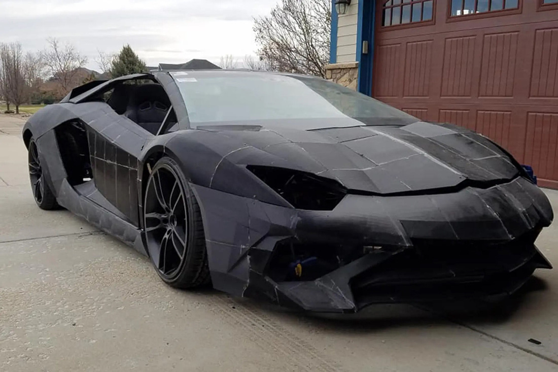Siêu xe Lamborghini Aventador tự chế bằng in 3D vô cùng kỳ công - Ảnh 4.