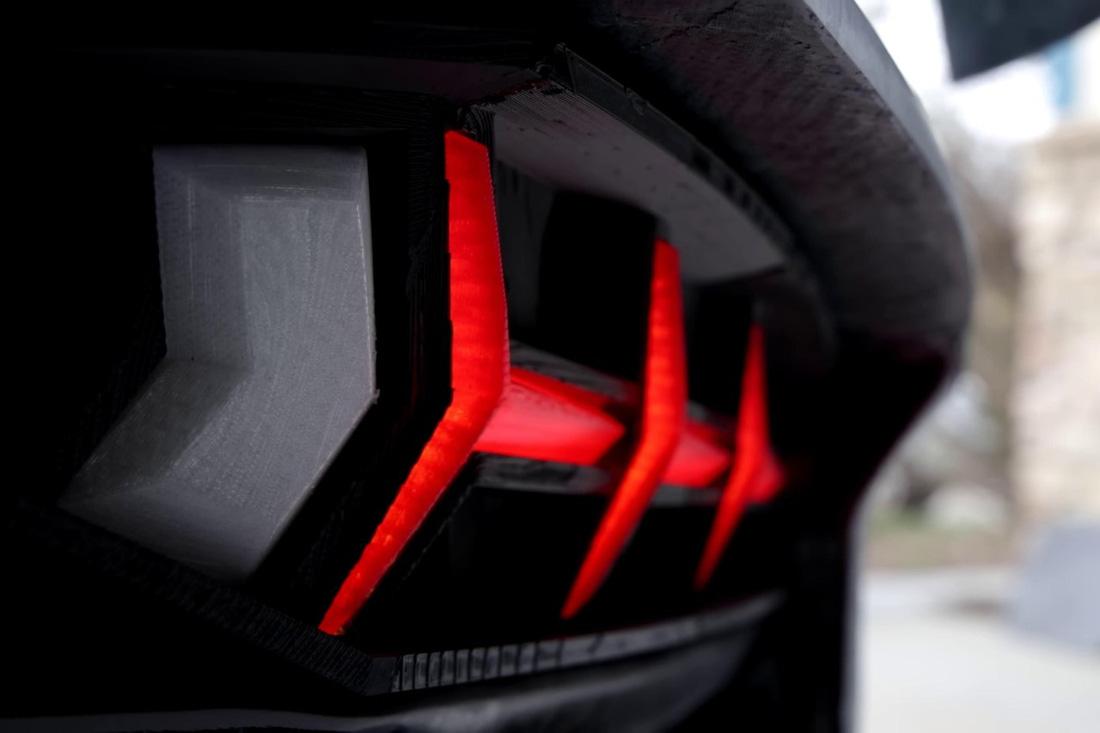 Siêu xe Lamborghini Aventador tự chế bằng in 3D vô cùng kỳ công - Ảnh 9.