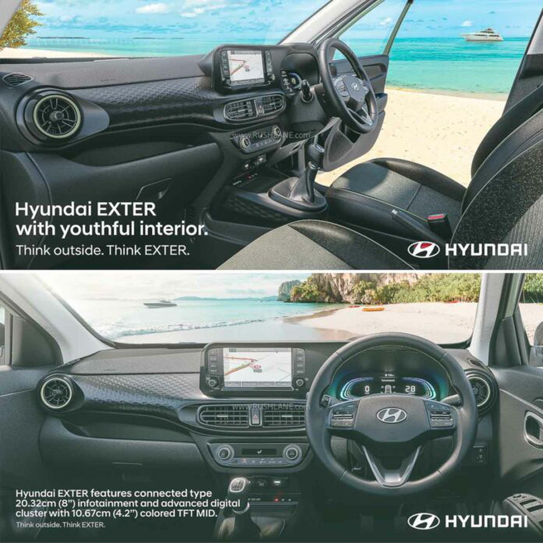 SUV nhỏ và rẻ nhất của Hyundai Exter khoe ảnh trước ngày ra mắt - Ảnh 7.