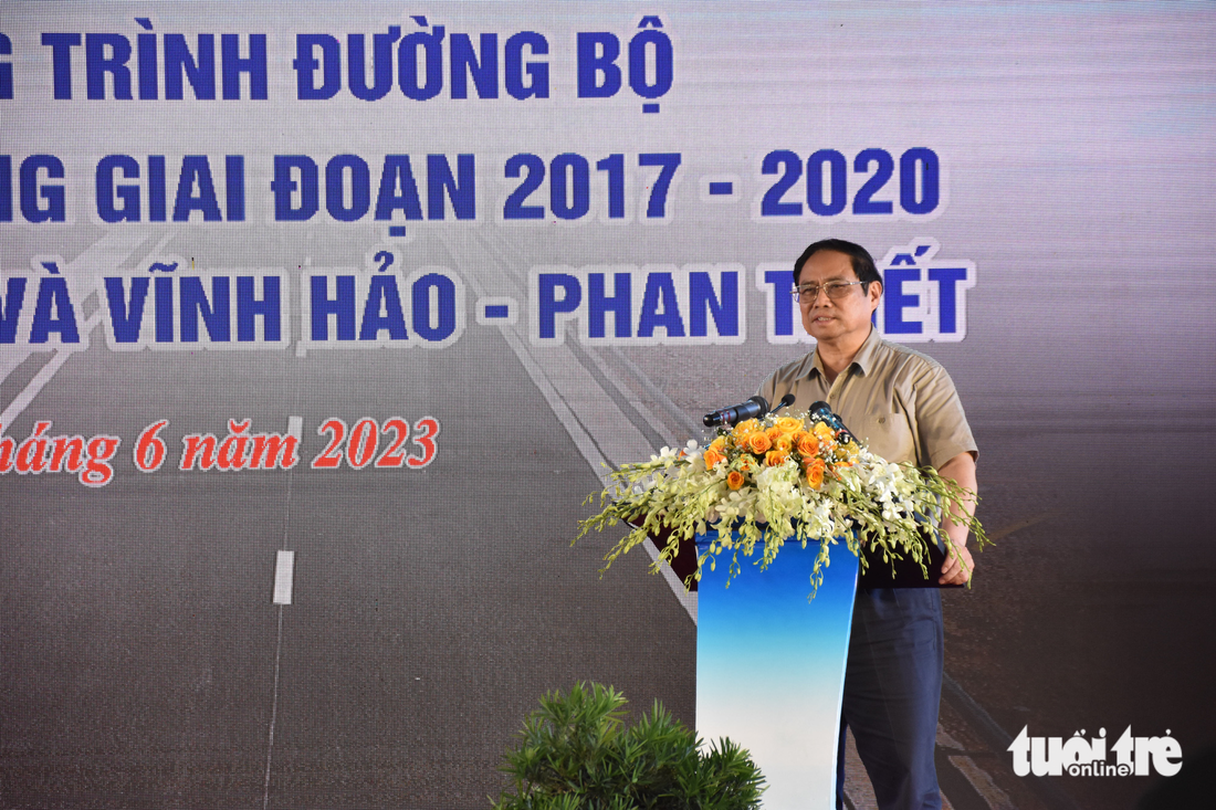 Thủ tướng khánh thành 2 tuyến cao tốc Nha Trang - Cam Lâm, Vĩnh Hảo - Phan Thiết - Ảnh 1.