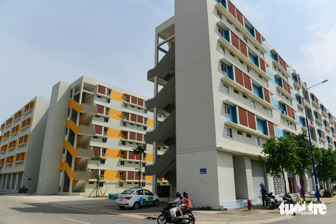 Khu nhà ở xã hội Becamex Định Hòa dành cho công nhân ở thành phố Thủ Dầu Một, tỉnh Bình Dương  - Ảnh: QUANG ĐỊNH