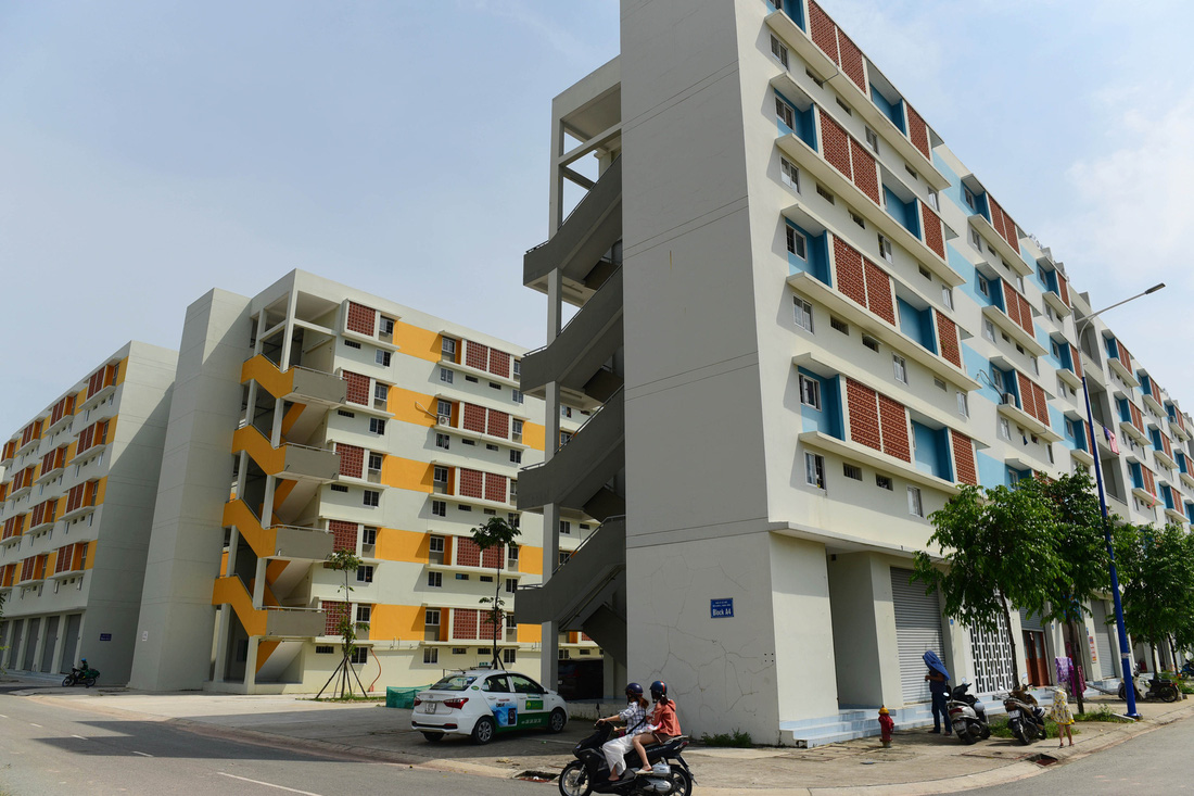 Khu nhà ở xã hội Becamex Định Hòa dành cho công nhân ở thành phố Thủ Dầu Một, tỉnh Bình Dương  - Ảnh: QUANG ĐỊNH