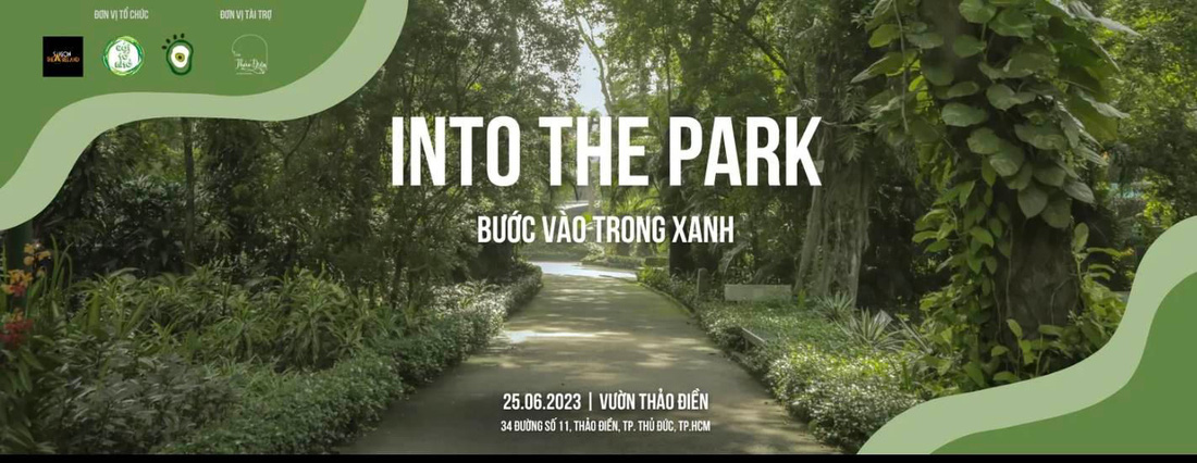 Poster chương trình Into the park - Bước vào trong xanh