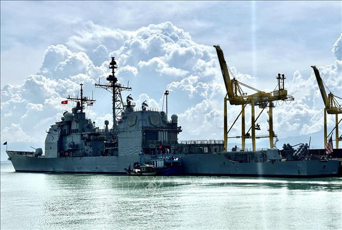 Đây là chuyến thăm thứ ba của tàu hải quân Mỹ đến Việt Nam