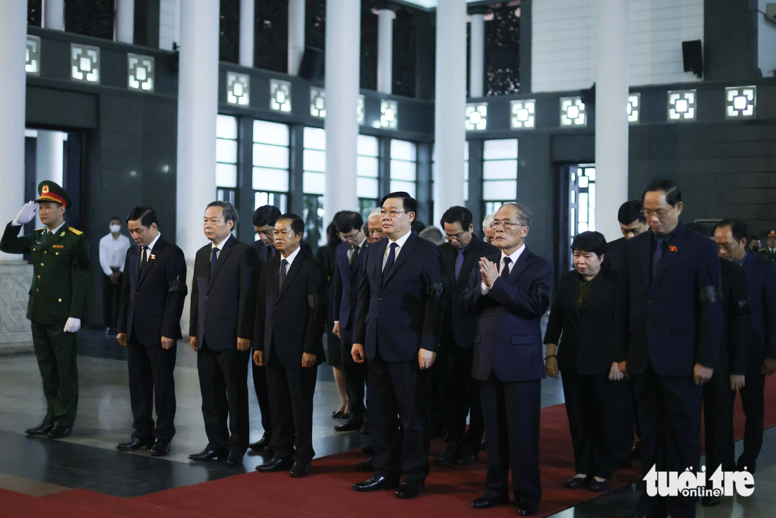 Đông đảo lãnh đạo, nguyên lãnh đạo dự lễ tang cố Phó thủ tướng Vũ Khoan - Ảnh 5.