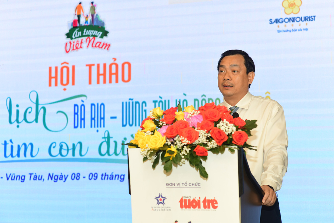 Ông Nguyễn Trùng Khánh - tổng cục trưởng Tổng cục Du lịch - dự hội thảo - Ảnh: QUANG ĐỊNH