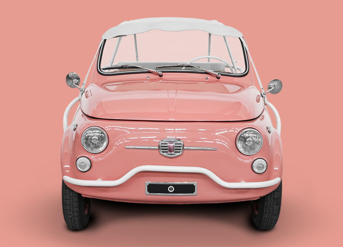 Ô tô điện mini độc lạ: Màu hồng dễ thương cho chị em, ghế đan mây, mui trần, không cửa - Ảnh 4.