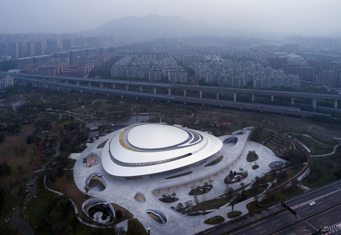 Trung tâm thể thao điện tử ở Hàng Châu, Trung Quốc - Ảnh: WAF