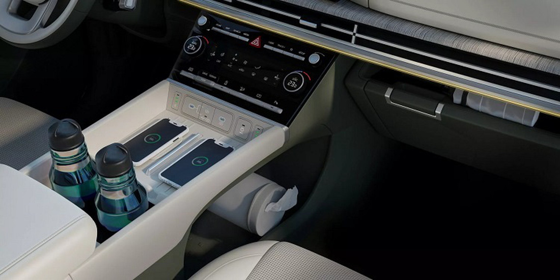 Hyundai Santa Fe lộ mặt thực tế ngay sau ngày công bố đầu tiên - Ảnh 12.