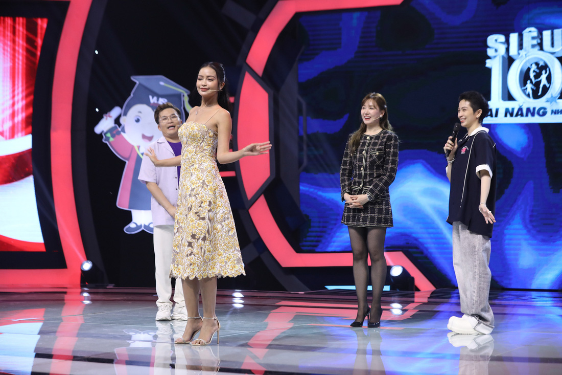 Hoa hậu Ngọc Châu tham gia Siêu tài năng nhí - Ảnh: BTC